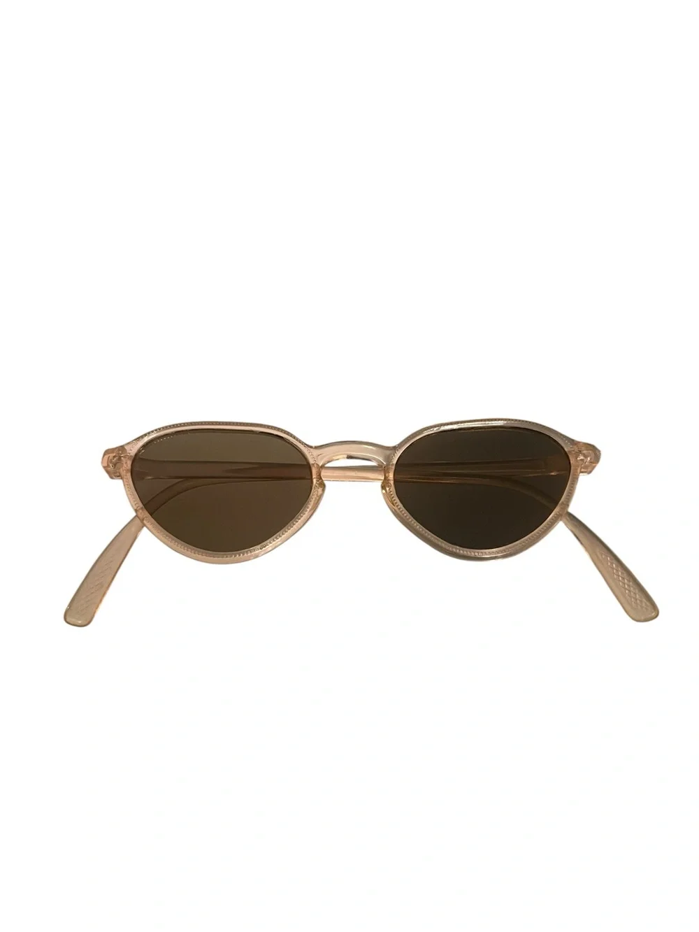 Vintage Mid Century Kids Sunglasses 1950s 60s Style Clear Beaded Frame 5in